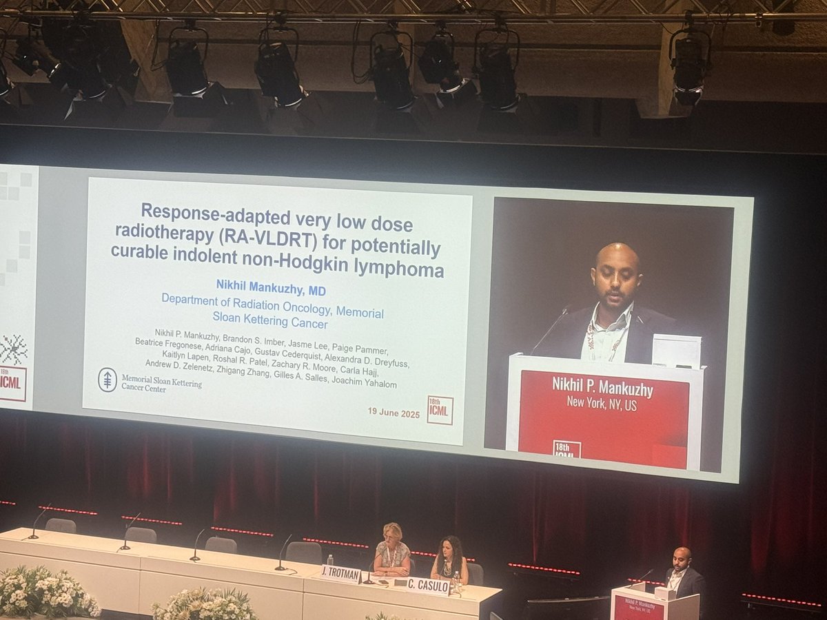 Brandon Imber (@brandon_imber) on Twitter photo Standing room only for <a href="/NikMankuzhy/">Nikhil Mankuzhy, MD</a> oral on PET-response adapted 4 Gy for potentially curable indolent lymphomas! Great job pushing the frontier of RT! <a href="/MSK_RadOnc/">Memorial Sloan Kettering Radiation Oncology</a> <a href="/MSKCancerCenter/">Memorial Sloan Kettering Cancer Center</a> <a href="/ILROGTeam/">ILROG Team</a> #18ICML Standing room only for <a href="/NikMankuzhy/">Nikhil Mankuzhy, MD</a> oral on PET-response adapted 4 Gy for potentially curable indolent lymphomas! Great job pushing the frontier of RT! <a href="/MSK_RadOnc/">Memorial Sloan Kettering Radiation Oncology</a> <a href="/MSKCancerCenter/">Memorial Sloan Kettering Cancer Center</a> <a href="/ILROGTeam/">ILROG Team</a> #18ICML