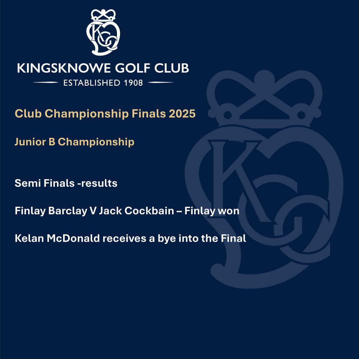 Kingsknowe Golf Club tweet media