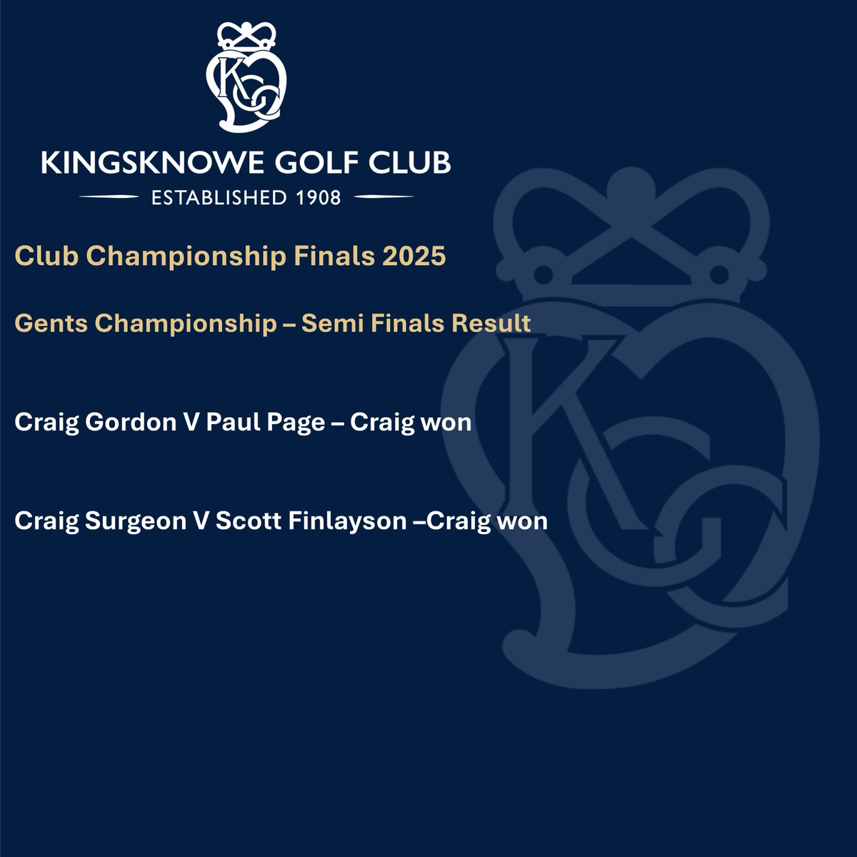 Kingsknowe Golf Club tweet media