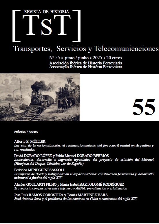 Ya ha sido editado el número 55 de TST con artículos sobre diferentes temas ferroviarios de España, Argentina e Italia
asihf.org/publicado-el-n…
revistas.uva.es/index.php/tst/…  
<a href="/ffe_es/">Fundación de los Ferrocarriles Españoles</a>
<a href="/transportesgob/">Ministerio Transportes y Movilidad Sostenible</a>
<a href="/Renfe/">Renfe</a>
<a href="/Adif_es/">Adif</a>