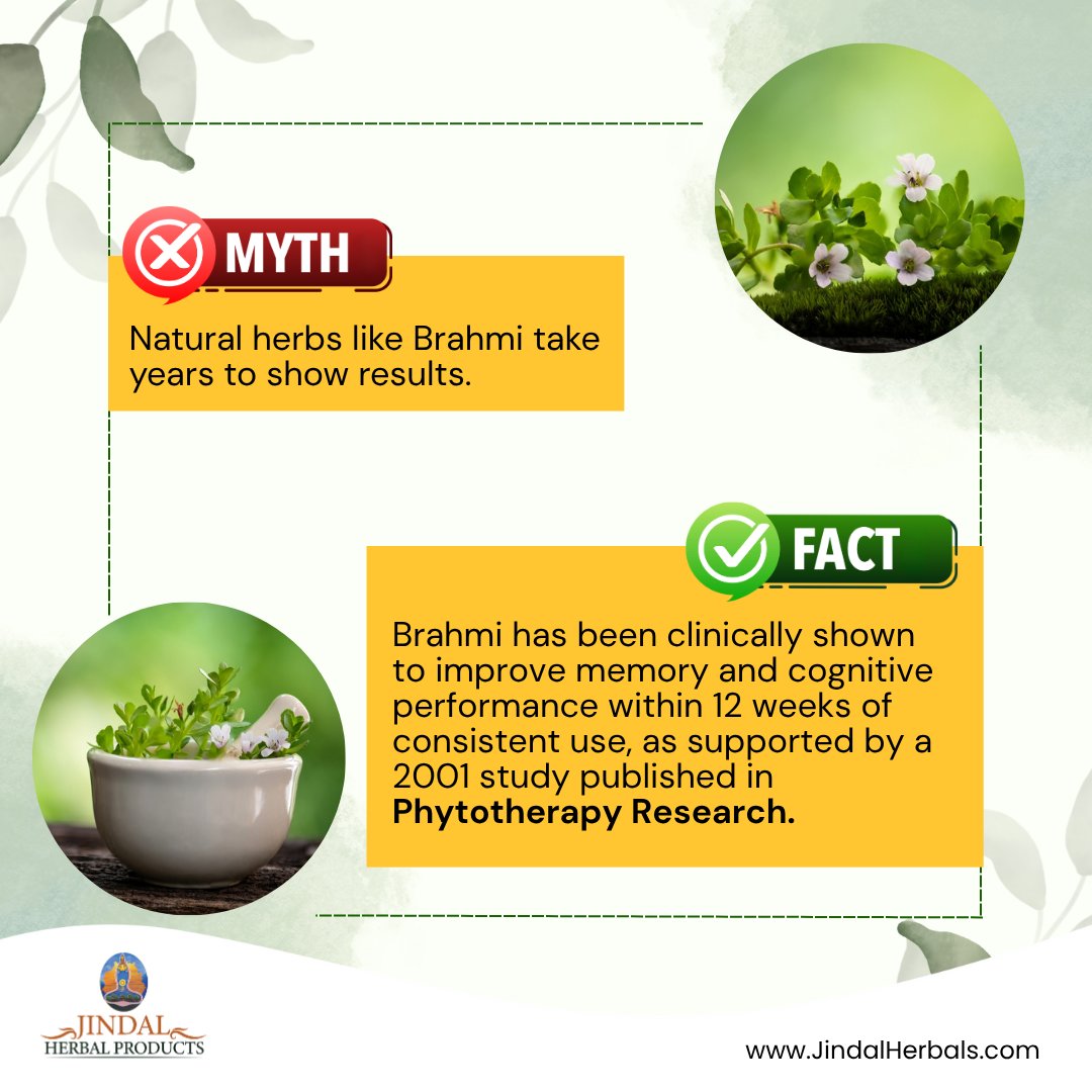 JindalHerbals's tweet image. Backed by tradition. Proven by research. Experience the results yourself! ✨

🛒 Shop Now: jindalherbals.com/products/brahm…

#Brahmi #BrahmiTablet #MemoryEnhancement #CognitiveBoost #Ayurveda #NaturalHealing #BrainHealth #StressRelief #AnxietySupport #HerbalFacts #MythVsFact #Memory1stWin