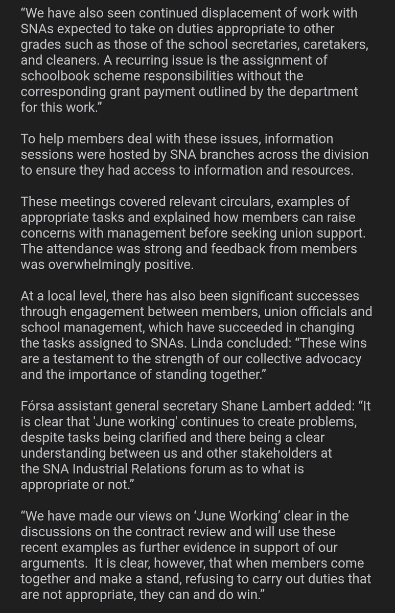 June Working Wins 👏

All month long SNAs have stood strong - pushing back against inappropriate duties from management. 💪

These wins show the power of collective action.

#JuneWorking #BuildingPower