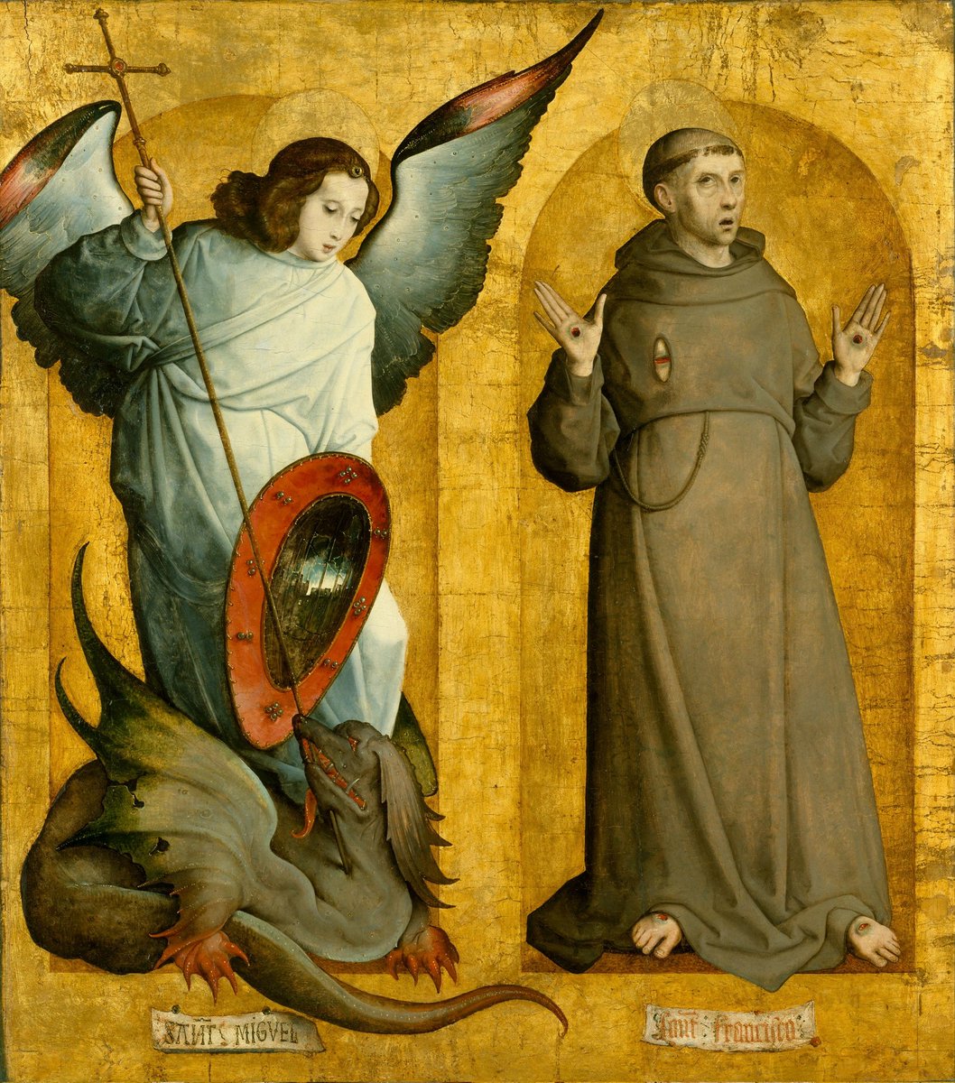 San Miguel Arcángel y san Francisco, 1505
Juan de Flandes