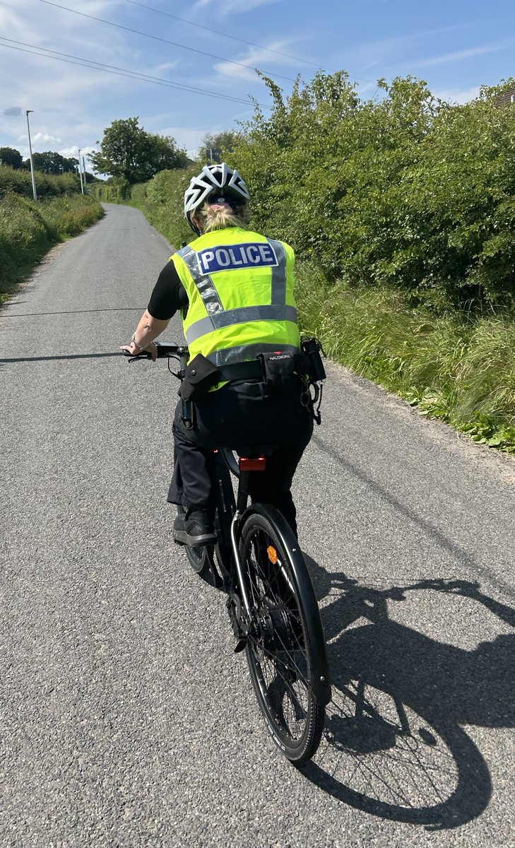 Our Community Officers have been making the most of tve good weather &amp; out E-Bikes. Yesterday we were using them to patrol cycle paths &amp; parks all over #Dumfries. Officers will be back out on patrol today targeting anti social behaviour hotspots &amp; substance misuse. #bikepatrol