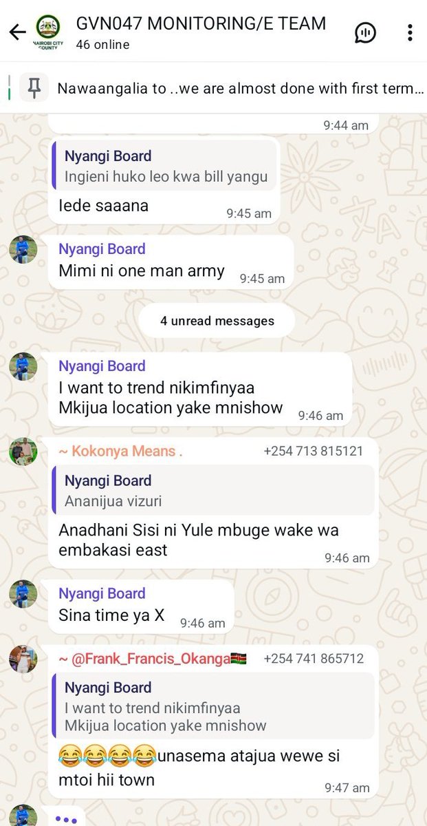 AokoOtieno_'s tweet photo. Huyu Lesbian Orangutan wa Liquor Board 

Amesema apewe location Yangu ndio a trend akinidinya 🤣

Just b'coz I revealed Sakaja funds goons through her Mpesa 

Gafna anafirwa haga. His liquor board goons pia ni LGBTQ 

0724 831284 -number ya Nyangi , patieni yeye my location 🤧 https://t.co/f6TIzaBEzB