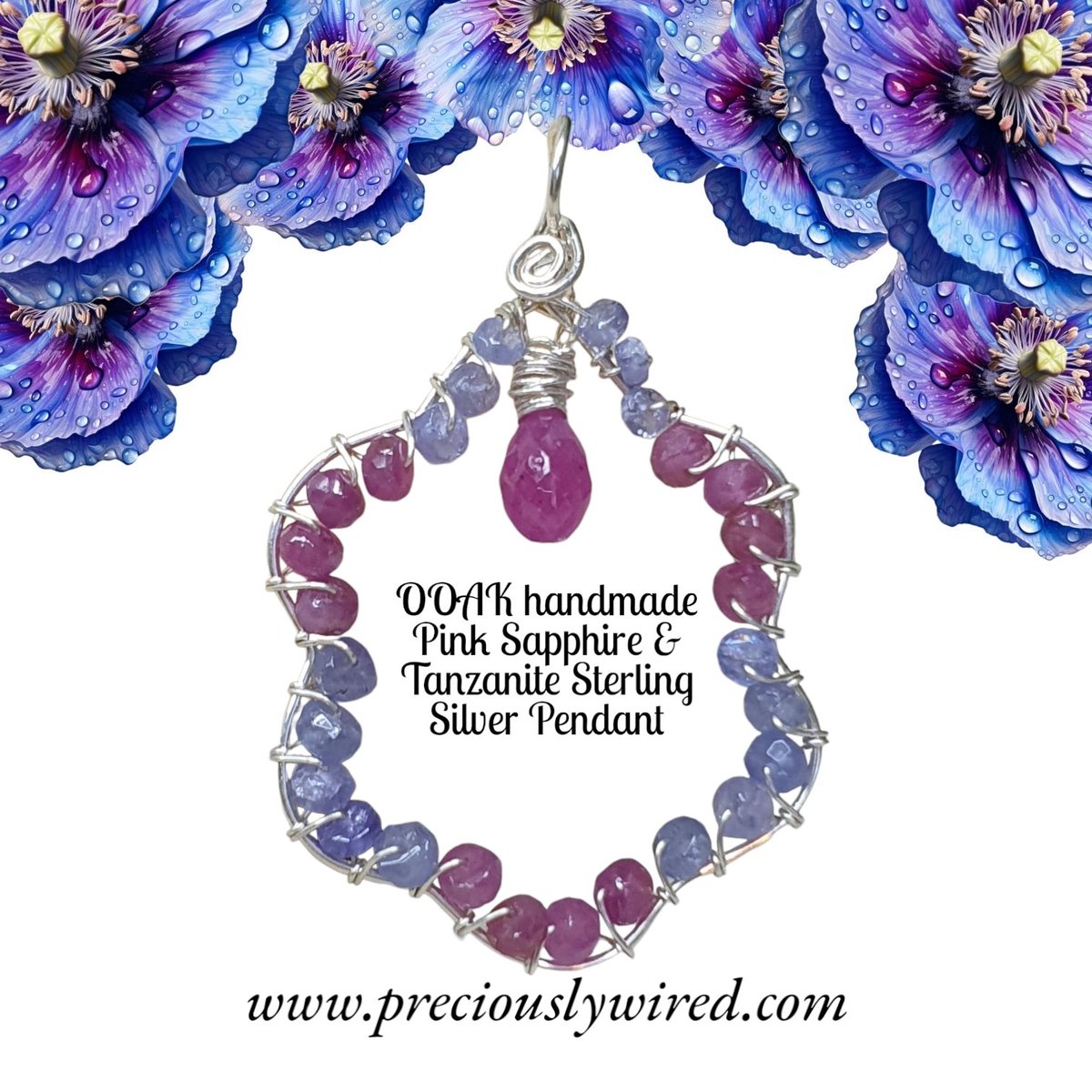 PreciouslyW's tweet photo. Graceful OOAK handmade Tanzanite &amp; Pink Sapphire Sterling silver pendant https://t.co/mB1Q0tNCaO

#handmade #handmadejewellery #ukmakers #MHHSBD #smartsocial #CraftBizParty #ElevensesHour #BizHour #Inbizhour #shophandmadehour #womeninbiz #WomanInBizHour #YourBizHour #UKLateHour https://t.co/bnmqWdoMDg