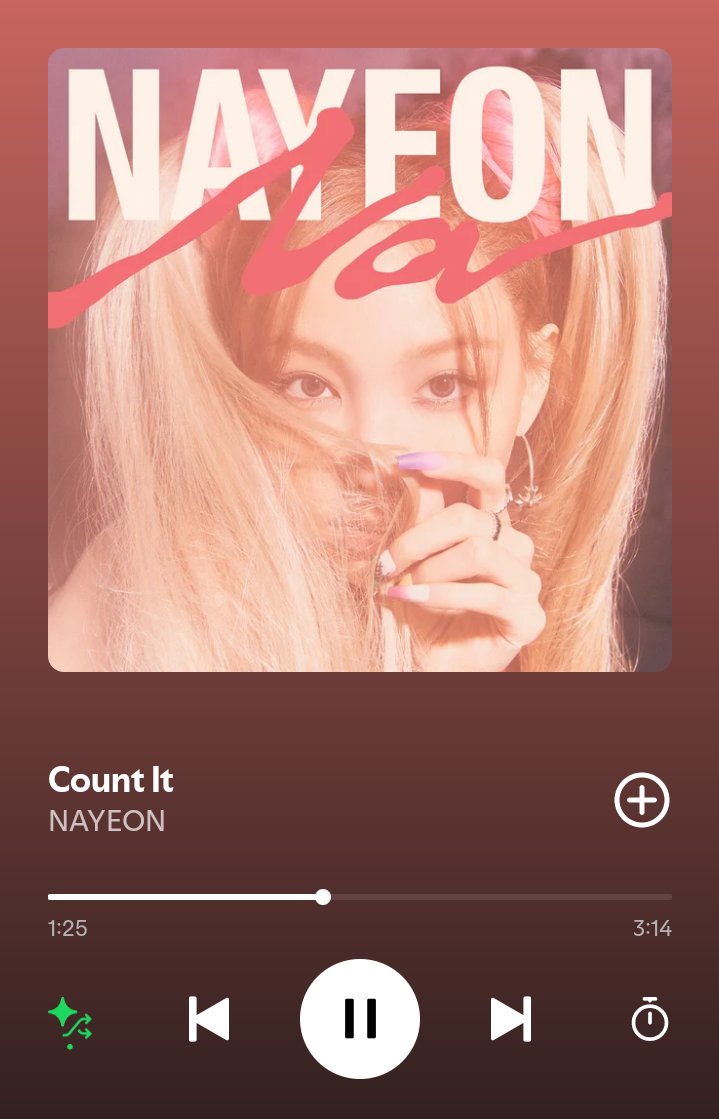 on repeat 🎶♥️ 
#CountIt #NAYEON