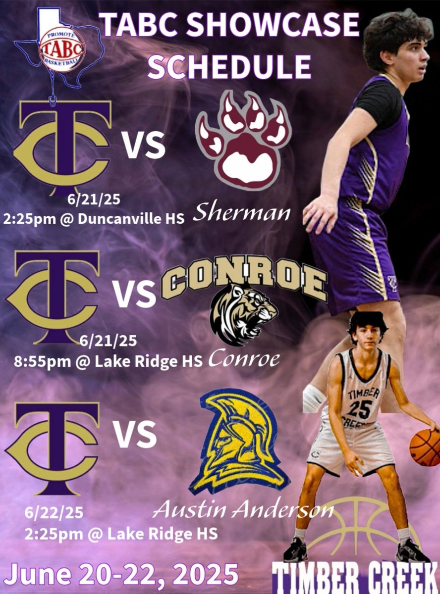 TABC SHOWCASE SCHEDULE