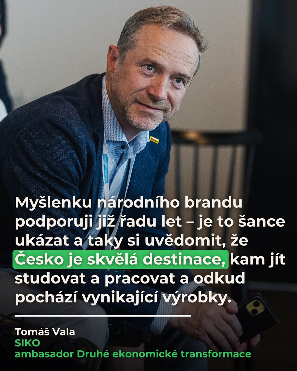 Národní branding znamená pojmenovat to nejlepší, co máme, a ukázat to světu. Nechceme být ve světě známí jen pivem a přírodou. Máme na víc!

Proto vznikla iniciativa Dobré ráno, Česko!, která spojuje stát, byznys i veřejnost. Společně tvoříme příběh naší země, který bude