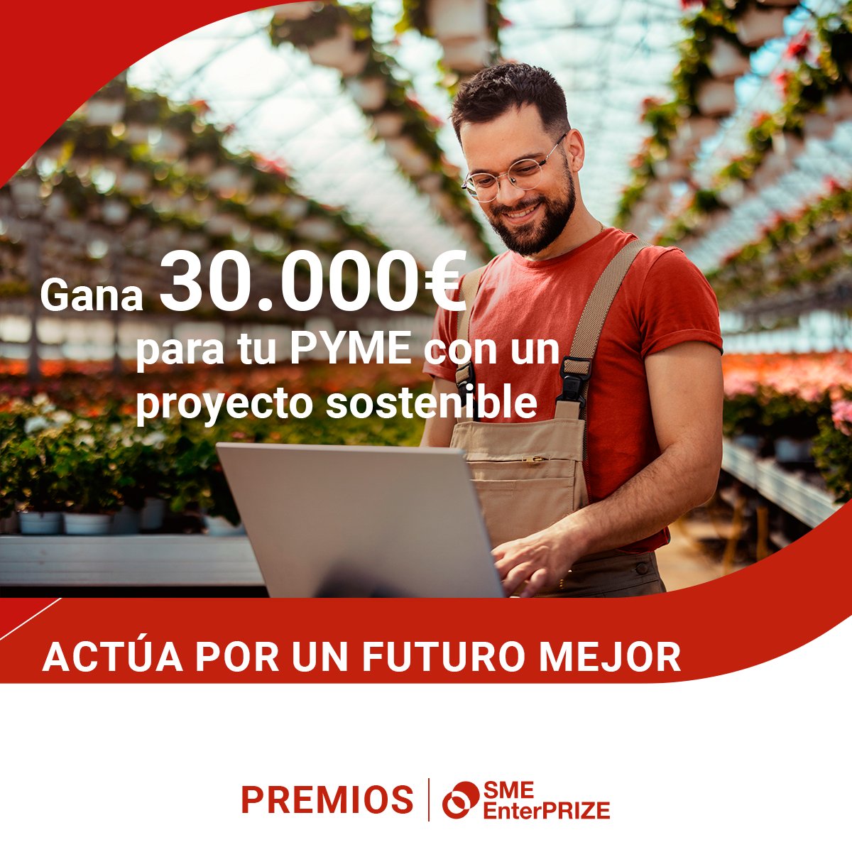 🌱 Si tienes una PYME con un proyecto sostenible, te animo a inscribirte en los premios #SMEEnterPRIZE de #GENERALI. Puedes ganar 30.000 € para seguir creciendo. ¡Aprovecha, quedan pocas semanas! ⏳ bit.ly/SME_Agent