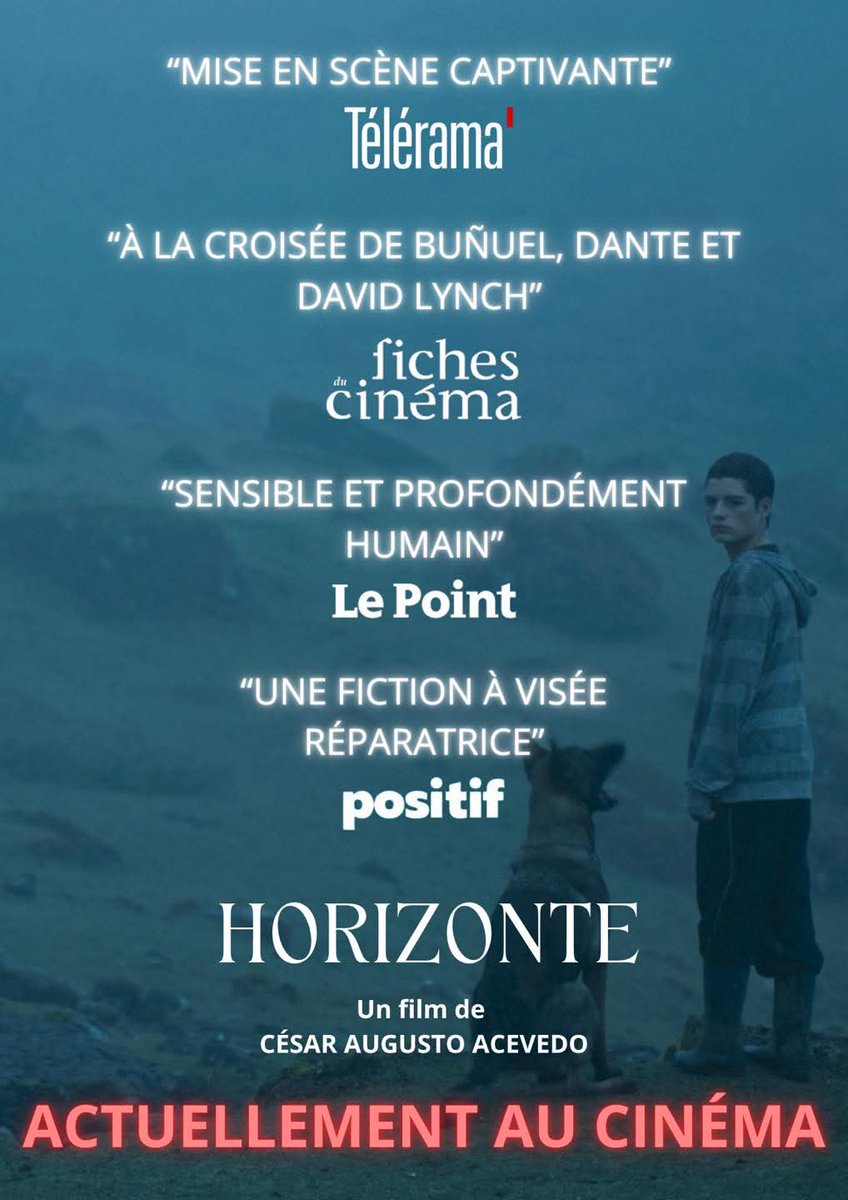 🎙La presse aime @Horizon - Horizonte!🔥 
ACTUELLEMENT AU CINÉMA!

 #cinema #cinephile #CineColombiano #CésarAcevedo #cineaste#horizonte#resiliance #paix #memoire #CameraDor #cannes #cinelatino