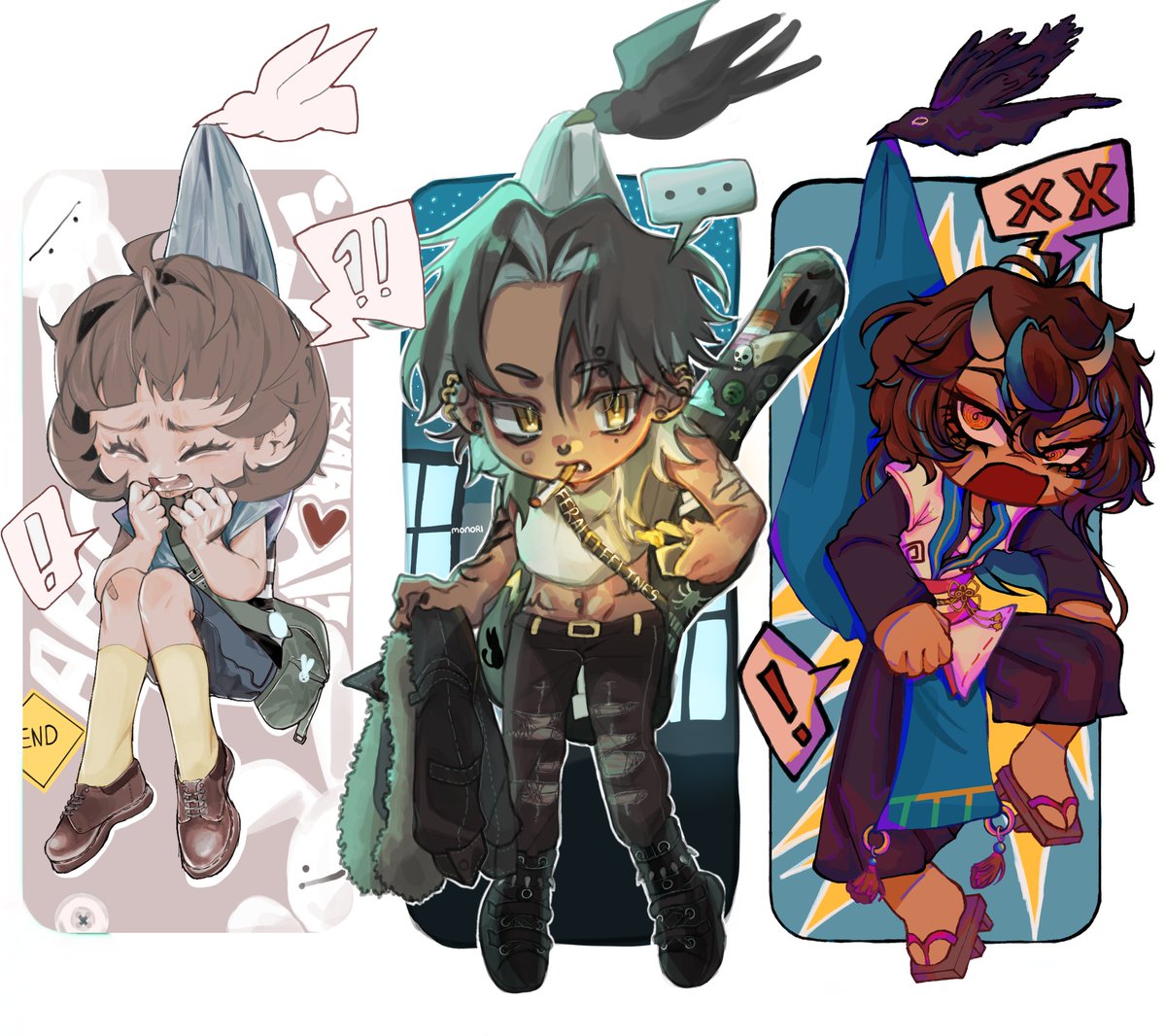 late art collab post, cuz I lowkey forgot I had twitter.(can't tag, idk their twitter acc) #art #artcollab #digitalart #artist