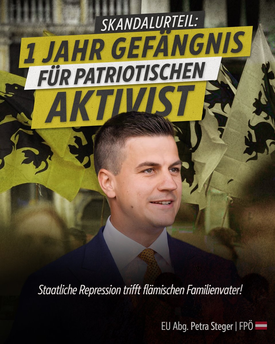 12 Monate Haft auf Bewährung, angeblich für geschmacklose Bilder die andere in seiner Discord Gruppe gepostet haben. In Wahrheit wurde hier ein junger Familienvater verurteilt, weil er sich gegen die Migrationspolitik seiner Regierung ausgesprochen hat. Ein Skandalurteil, das uns