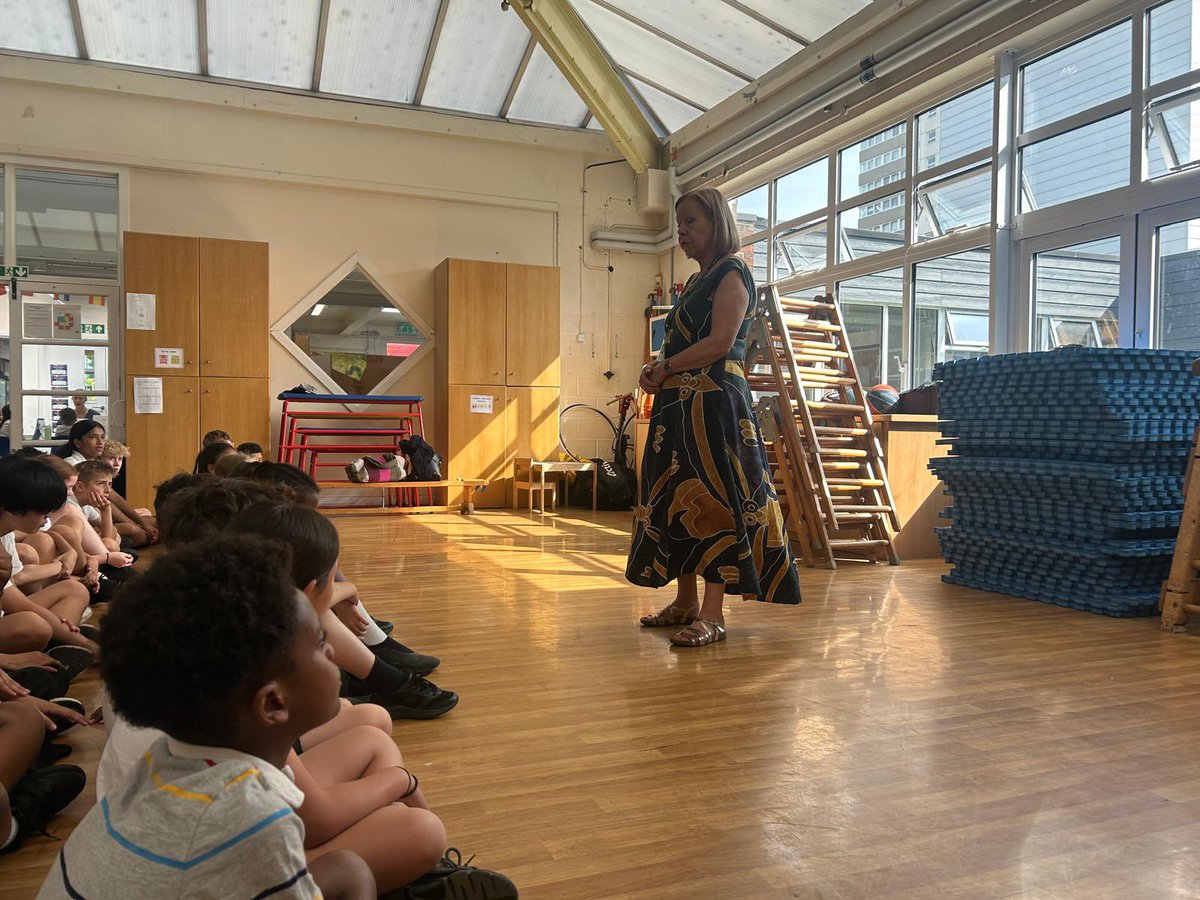 Thank you <a href="/RuthCadbury/">Ruth Cadbury</a> - what a start to the day! Thank you for visiting Year 6 to teach them about you and your life