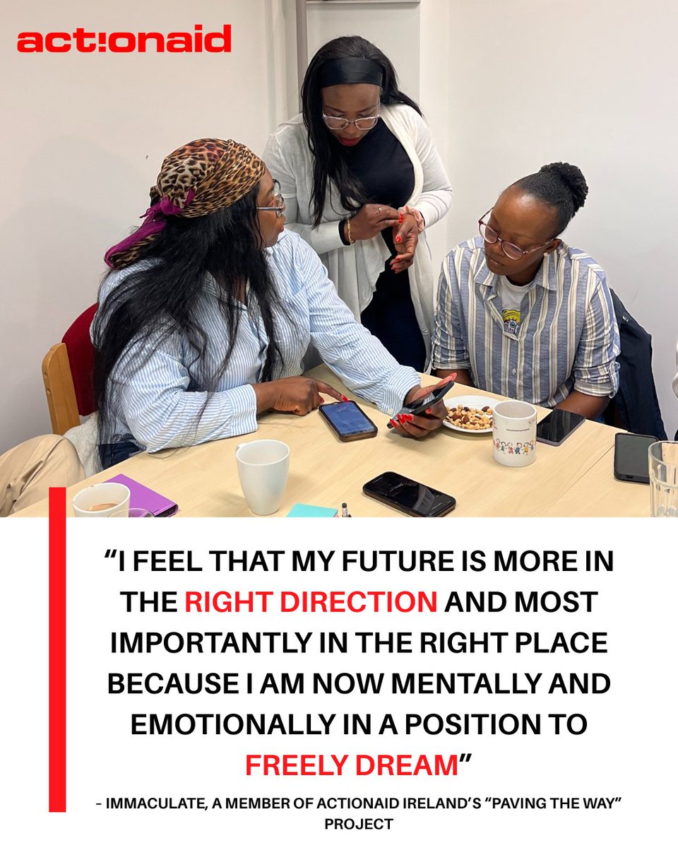 ActionAidEU's tweet image. #WorldRefugeeDay: what do you hope for in the future? This is what we asked the women who drive our work in #Ireland and #Italy. See their answers below: