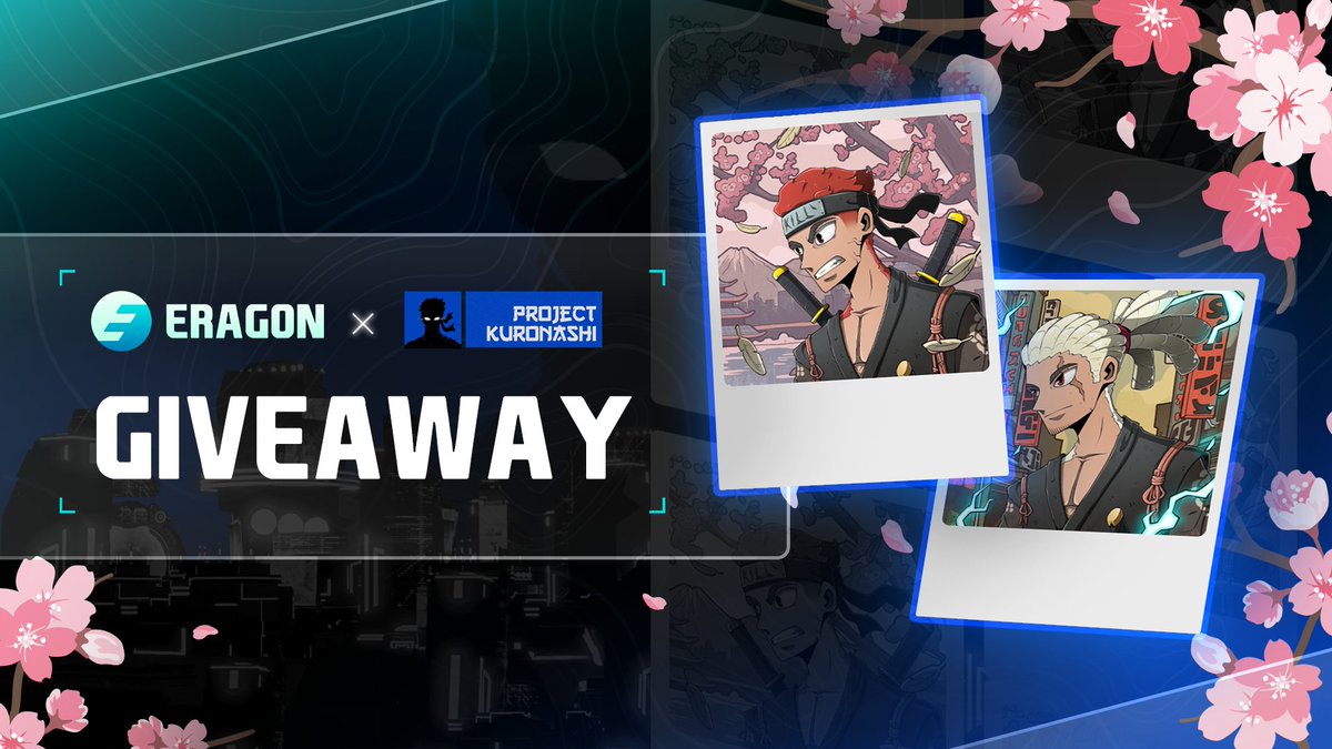 ERAGON (@eragon_gg) on Twitter photo We’re back with another GIVEAWAY 🤩🎉
Feeling extra generous this week 😎
💥 ERAGON x <a href="/kuronashiPJ/">Project Kuronashi</a> x <a href="/FormaStudio_/">Forma Studio</a>
🎁 10 WL (FREEMINT - FCFS) + 03 OG (FREEMINT - GTD)
⏳ June 20 - June 25, 2025
How to join the fun:
1️⃣ Follow <a href="/kuronashiPJ/">Project Kuronashi</a> & <a href="/Eragon_gg/">ERAGON</a> & <a href="/FormaStudio_/">Forma Studio</a>
2️⃣ We’re back with another GIVEAWAY 🤩🎉
Feeling extra generous this week 😎
💥 ERAGON x <a href="/kuronashiPJ/">Project Kuronashi</a> x <a href="/FormaStudio_/">Forma Studio</a>
🎁 10 WL (FREEMINT - FCFS) + 03 OG (FREEMINT - GTD)
⏳ June 20 - June 25, 2025
How to join the fun:
1️⃣ Follow <a href="/kuronashiPJ/">Project Kuronashi</a> & <a href="/Eragon_gg/">ERAGON</a> & <a href="/FormaStudio_/">Forma Studio</a>
2️⃣