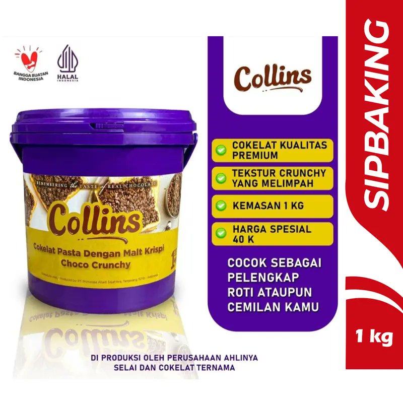 C1428Chan's tweet photo. Apa sih Collins Choco Crunchy itu?
Selai cokelat creamy dengan tambahan crunchy rice ball di dalamnya!
Bisa dipakai buat oles roti, isian kue, atau camilan langsung.
📦 Ukuran 1kg, cocok buat rumah tangga atau usaha rumahan.
Order di @warungtretan34 ya!
#SelaiViral #CollinsChoco https://t.co/5cb1LshuD0