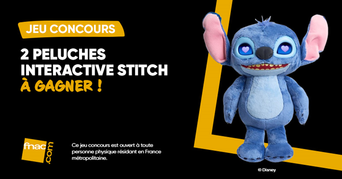Fnac (@fnac) on Twitter photo JEU CONCOURS | Stitch Many Moods Ă gagner : une peluche pleine de personnalitĂ© !đ
Ses yeux LCD animĂ©s affichent ses Ă©motions, et il rĂ©agit Ă tes gestes avec + de 50 sons et rĂ©actionsđ€©
đRT + Follow <a href="/Fnac/">Fnac</a>
đ
Tirage le 27/06 â 2 gagnants
Merci Just Play !
Bonne chance ! đ JEU CONCOURS | Stitch Many Moods Ă gagner : une peluche pleine de personnalitĂ© !đ
Ses yeux LCD animĂ©s affichent ses Ă©motions, et il rĂ©agit Ă tes gestes avec + de 50 sons et rĂ©actionsđ€©
đRT + Follow <a href="/Fnac/">Fnac</a>
đ
Tirage le 27/06 â 2 gagnants
Merci Just Play !
Bonne chance ! đ