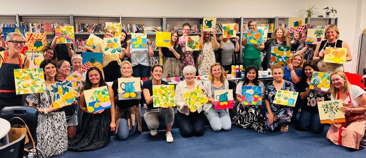 Our FoHH Paint &amp; Prosecco Evening was a huge success, raising £650 for the school! 

Thank you to Alison Horn and the FoHH team for organising such a wonderful Mediterranean-themed event. 

Another painting evening planned for autumn!

#hampton_high