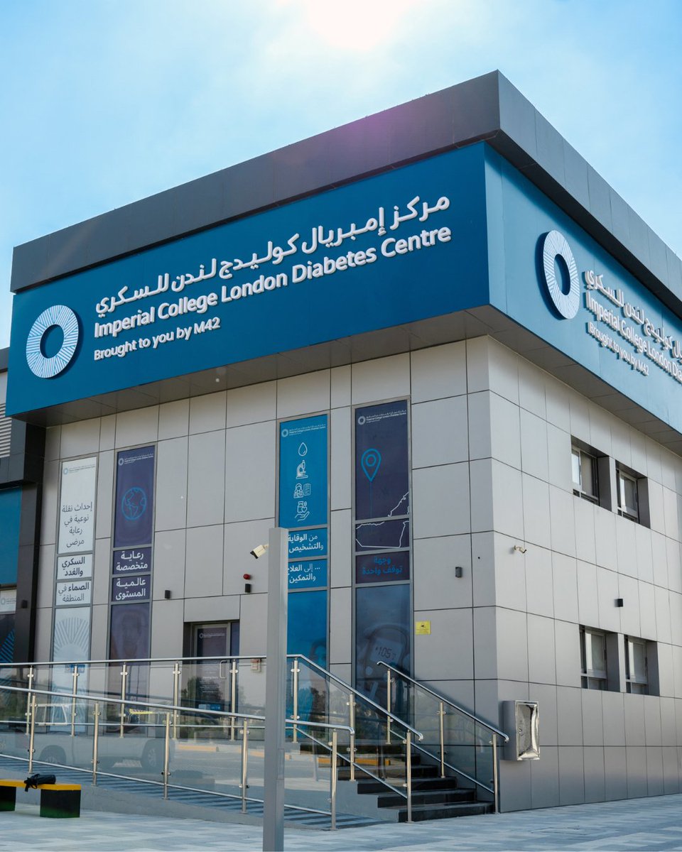 M42Health's tweet image. M42 is proud to announce the opening of a new Imperial College London Diabetes & Endocrinology Centre in Al Dhafra Walk, Madinat Zayed.
#M42 #Diabetes #Endocrinology