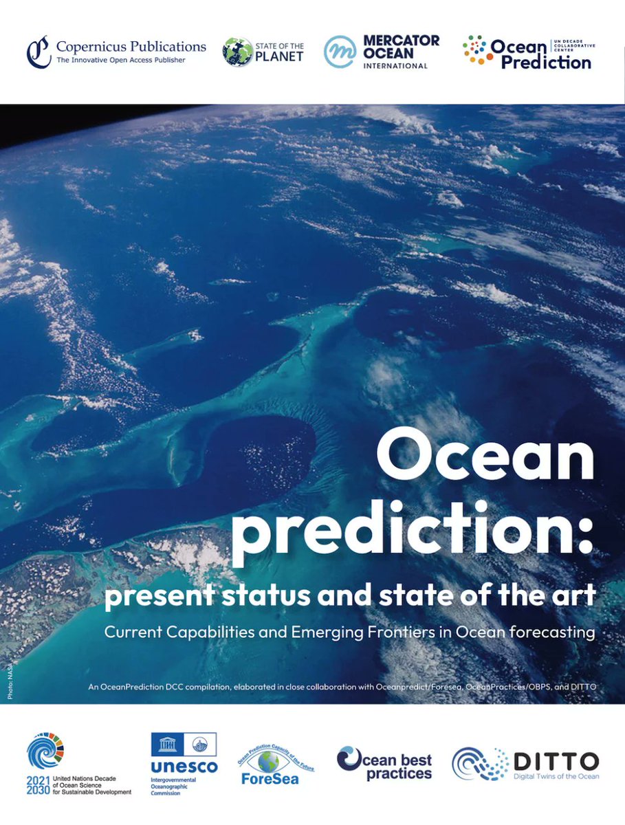 GEOBluePlanet's tweet image. Curious about making the ocean prediction space more inclusive, effective, & sustainable?
GEO Blue Planet’s Audrey Hasson co-authored a new paper Capacity development for the future of ocean prediction!
Read it here (open access) 👇
doi.org/10.5194/sp-5-o…