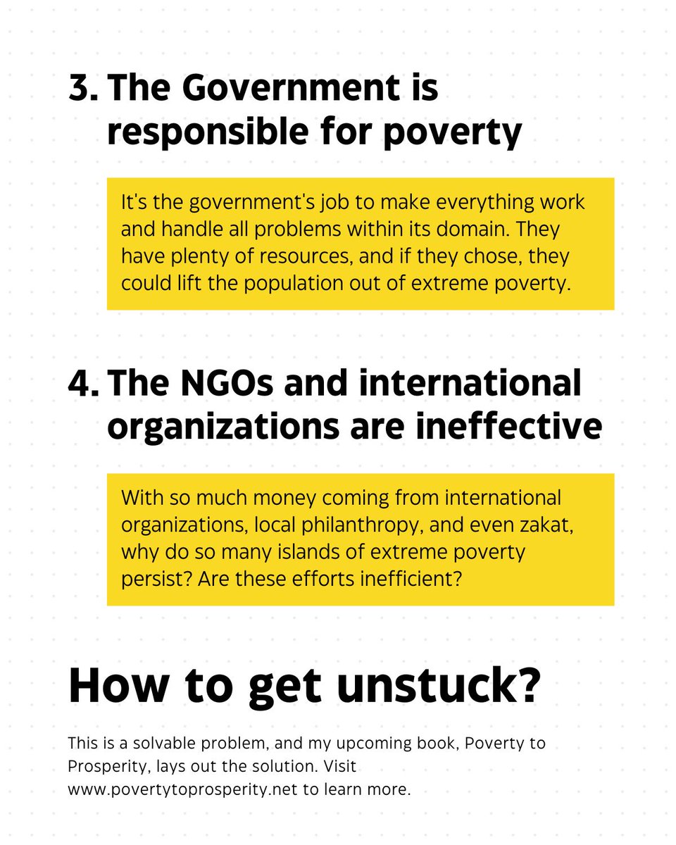 Who's responsible for poverty? The poor? The rich? The government? NGOs? My new book, "Poverty to Prosperity," tackles these tough questions and offers a blueprint for change. Discover the solution! #PovertySolutions #NewBook #SocialImpact
