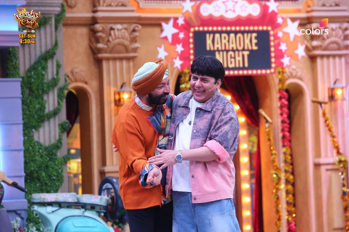 ColorsTV (@colorstv) on Twitter photo Jab chefs dikhaayenge apna kamaal, hogi dher saari entertainment aur non-stop dhamaal! 🥳🎉
Dekhiye #LaughterChefs - Unlimited Entertainment, Sat-Sun raat 9:30 baje sirf #Colors aur <a href="/JioHotstar/">JioHotstar</a> par.
<a href="/Sudesh_Lehri/">Sudesh Lehri</a> #NiaSharma #RubinaDilaik <a href="/rahulvaidya23/">RAHUL VAIDYA RKV</a> #AbhishekKumar Jab chefs dikhaayenge apna kamaal, hogi dher saari entertainment aur non-stop dhamaal! 🥳🎉
Dekhiye #LaughterChefs - Unlimited Entertainment, Sat-Sun raat 9:30 baje sirf #Colors aur <a href="/JioHotstar/">JioHotstar</a> par.
<a href="/Sudesh_Lehri/">Sudesh Lehri</a> #NiaSharma #RubinaDilaik <a href="/rahulvaidya23/">RAHUL VAIDYA RKV</a> #AbhishekKumar