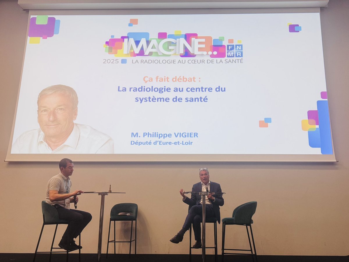 ➡️ Philippe Vigier, Député d’Eure-et-Loir, nous livre sa position sur la place de la radiologie dans le système de santé !