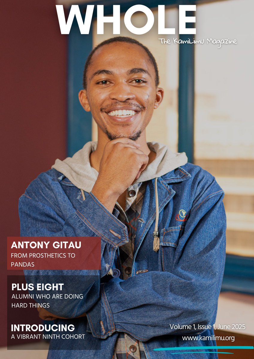 KamiLimu's tweet image. Hello! 

Yesterday, we did something cool! We launched our first-ever KamiLimu Magazine (volume 1, issue 1), which we have named WHOLE. 

In this first issue, you will find journeys of single steps, career pivots, resilience, and hope that careers in tech can be wholesome. You…