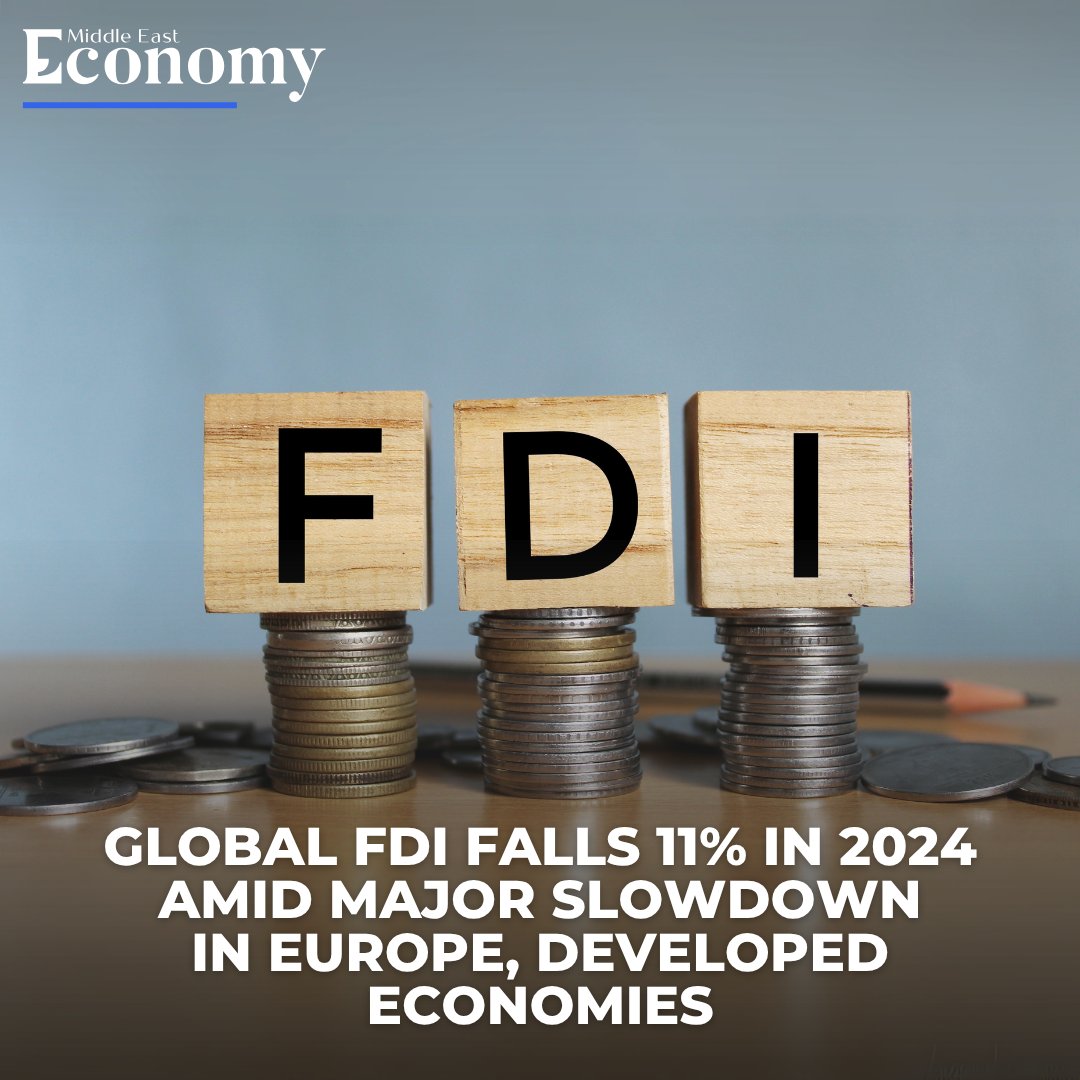 Economy Middle East (@economy_me) on Twitter photo Global foreign direct investment (FDI) fell by 11% in 2024, marking the second consecutive year of decline and confirming a deepening slowdown in productive capital flows, according to <a href="/UNCTAD/">UN Trade and Development</a>’s latest World Investment Report 2025.
Read more: economymiddleeast.com/news/global-fd…
#FDI Global foreign direct investment (FDI) fell by 11% in 2024, marking the second consecutive year of decline and confirming a deepening slowdown in productive capital flows, according to <a href="/UNCTAD/">UN Trade and Development</a>’s latest World Investment Report 2025.
Read more: economymiddleeast.com/news/global-fd…
#FDI