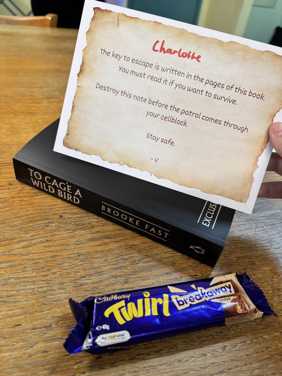 Charlotte (@mysticbookshelf) on Twitter photo Finally back at work and I’m surprised with this beauty!!! Thank you so much <a href="/PenguinHuddleUK/">Penguin Huddle</a> I cant wait to read it
I also better eat this twirl before it melts today!! Finally back at work and I’m surprised with this beauty!!! Thank you so much <a href="/PenguinHuddleUK/">Penguin Huddle</a> I cant wait to read it
I also better eat this twirl before it melts today!!