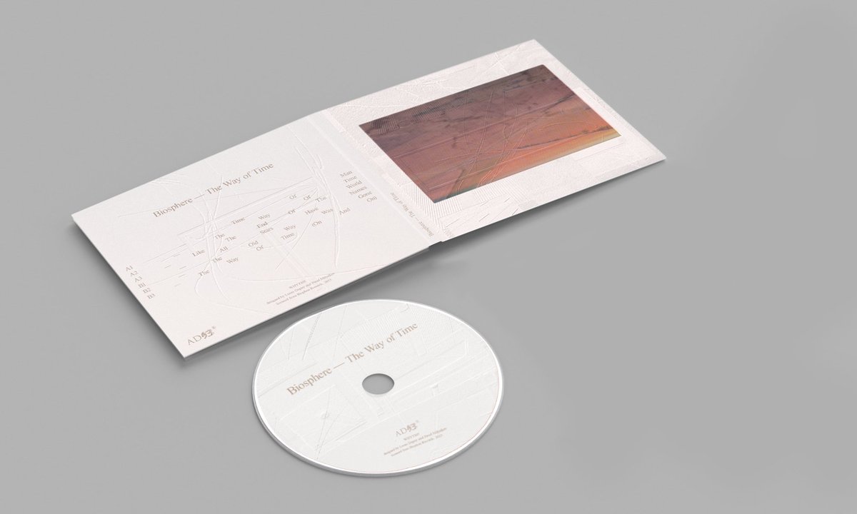 The Way Of Time by Biosphere is out today.

Vinyl and CD editions are both available to order direct and also in shops:
ad93.lnk.to/TheWayOfTime