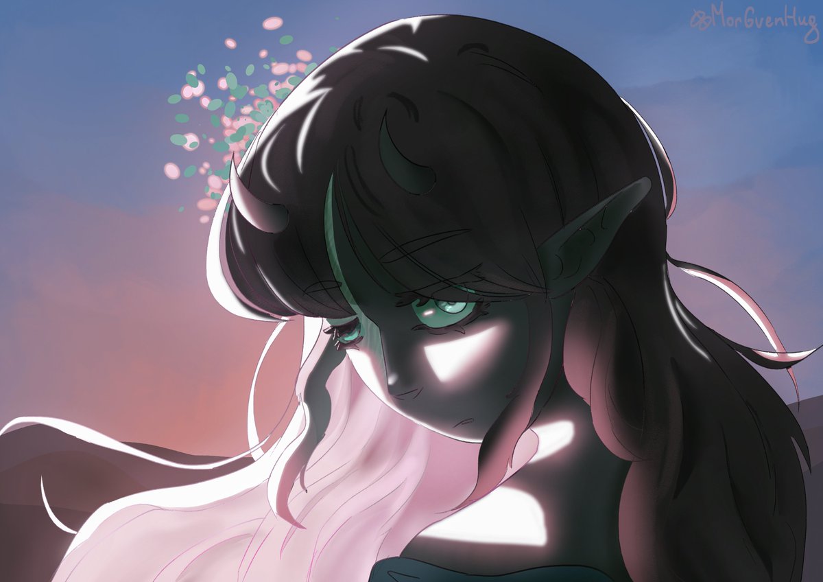 MorGvenHug's tweet image. I finally got a day off from exams. That would be foolish if I didn't draw Ebony
#Ebonyviolin