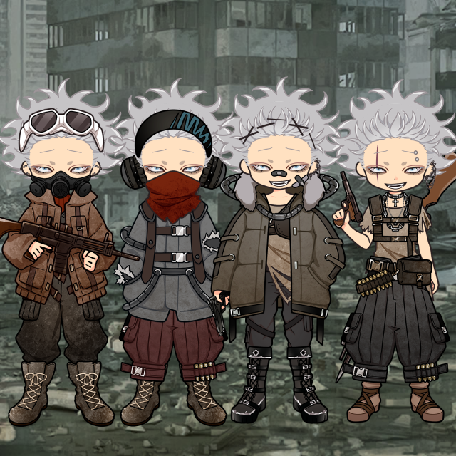 inlineplanning's tweet photo. 🚨 New Item Drop: Post-Apocalyptic Fashion!
Dark, rugged, survival-ready outfits now available
in Black Lollipop Boys!
Perfect for OCs, RPG vibes, or just looking cool in a ruined world.
Survive in style. 🧥💣
#BlackLollipopBoys #OCmaker #PostApocalypse https://t.co/XOgicgRm1w