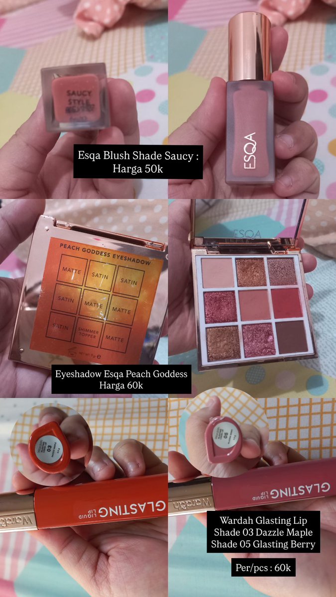 dinosrawrxz's tweet photo. Preloved makeup under 100k 
Pemakaian pribadi
Bisa oren https://t.co/F1zdIrf1Eh
