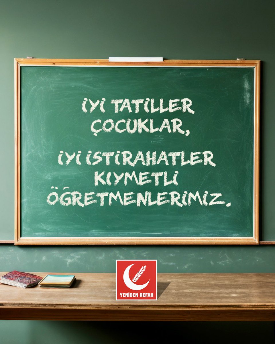 Bir yılın emeği, bir ömrün meyvesidir.
İyi tatiller çocuklar, iyi istirahatler kıymetli öğretmenlerimiz.