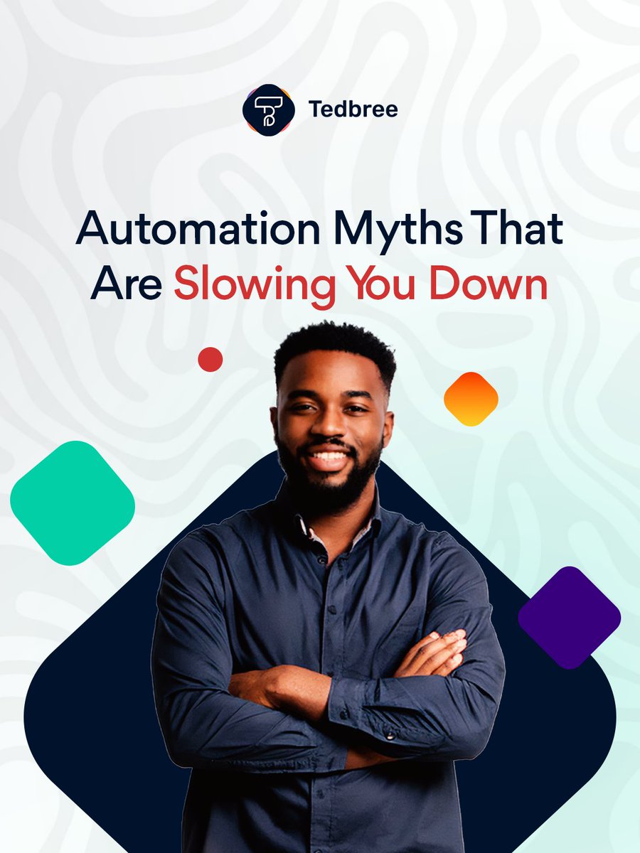 tedbree's tweet image. Automation means less human interaction.
Not true. Smart automation frees up your team so there can be humans where it’s needed. The real value of automation is to remove friction, not personality.

#TedbreeTips #Automation#StartupGrowth #YourTechPartner #TedbreeSolutions