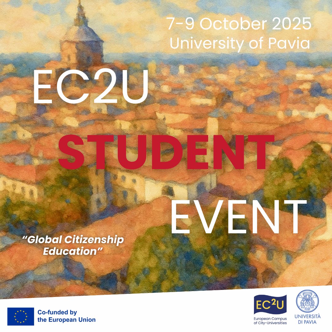 USAL EC2U (@usal_ec2u) on Twitter photo 📜 | ¡Convocatoria abierta! ¿Quieres representar a la <a href="/usal/">Universidad de Salamanca</a> en el <a href="/EC2U_Alliance/">EC2U Alliance of European Universities</a> Student Event en 🇮🇹 <a href="/unipv/">Università di Pavia</a> del 7 al 9 de octubre?
📍 5 plazas para estudiantes de Grado, Máster y Doctorado
📅 Solicita hasta el 11 de julio en la sede electrónica
sede.usal.es/tablon/anuncio… 📜 | ¡Convocatoria abierta! ¿Quieres representar a la <a href="/usal/">Universidad de Salamanca</a> en el <a href="/EC2U_Alliance/">EC2U Alliance of European Universities</a> Student Event en 🇮🇹 <a href="/unipv/">Università di Pavia</a> del 7 al 9 de octubre?
📍 5 plazas para estudiantes de Grado, Máster y Doctorado
📅 Solicita hasta el 11 de julio en la sede electrónica
sede.usal.es/tablon/anuncio…