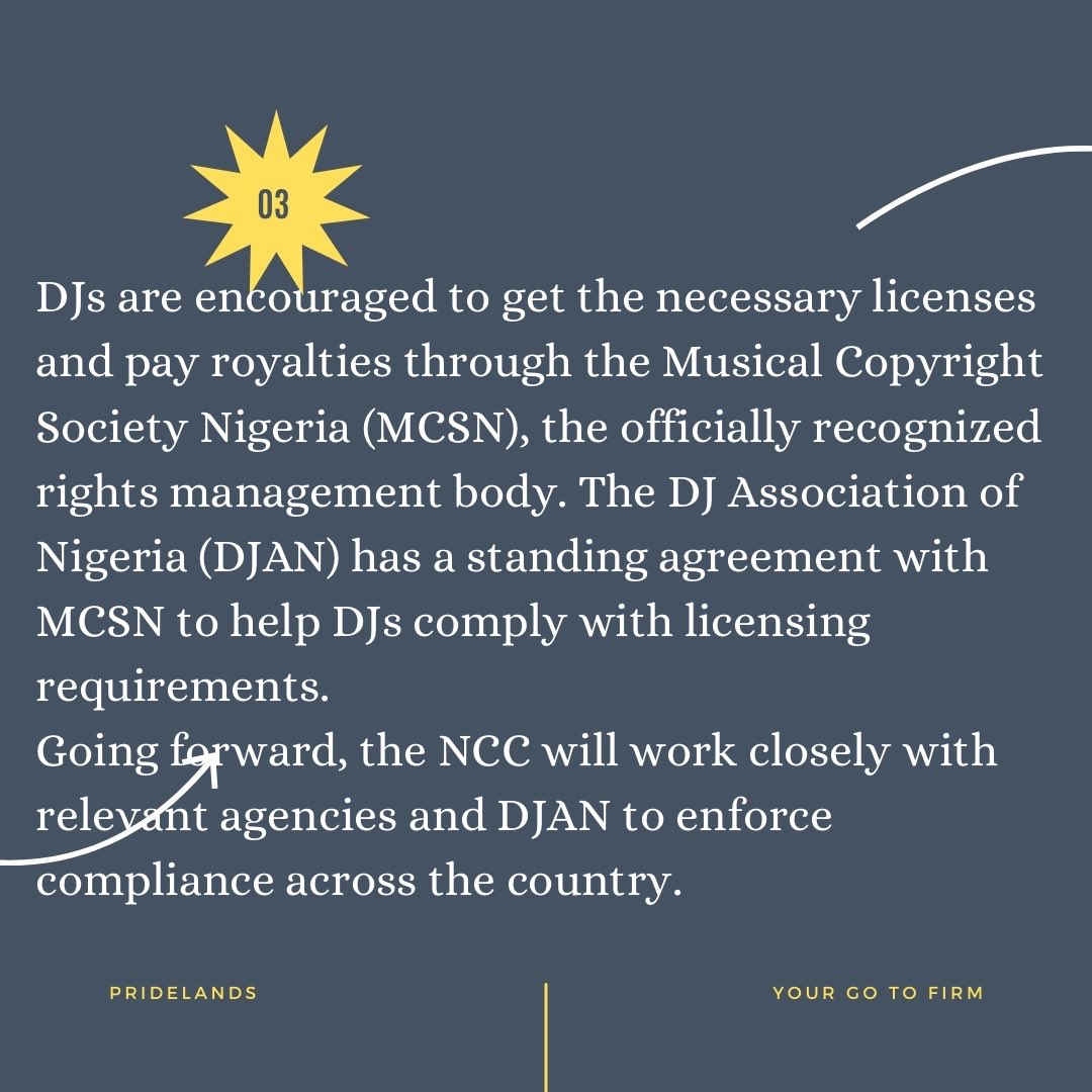 NCC Targets DJs for Copyright Breaches, Warns of 5-Year Prison
Sentence