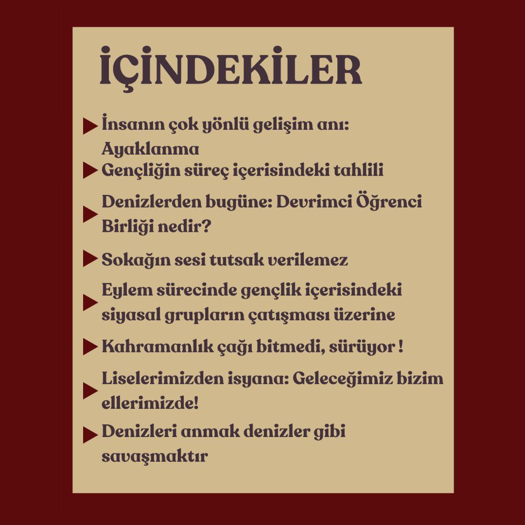 Zafere Kadar Genç Yoldaş dergimizin Mart Ayaklanması Özel Sayısı çıktı! 
Dergimize ulaşmak için bizimle iletişime geçebilirsiniz.