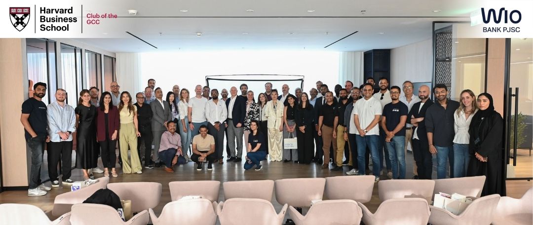 HBSGCC's tweet image. A dynamic session with Jayesh Patel, CEO of Wio Bank, gave the HBS Club of the GCC a close-up look at innovation, AI, and digital banking in action. Thank you to Wio Bank for hosting us at Expo City.More events ahead: lnkd.in/gdPDZ4Hy
#HBSGCC #EntrepreneurshipSeries