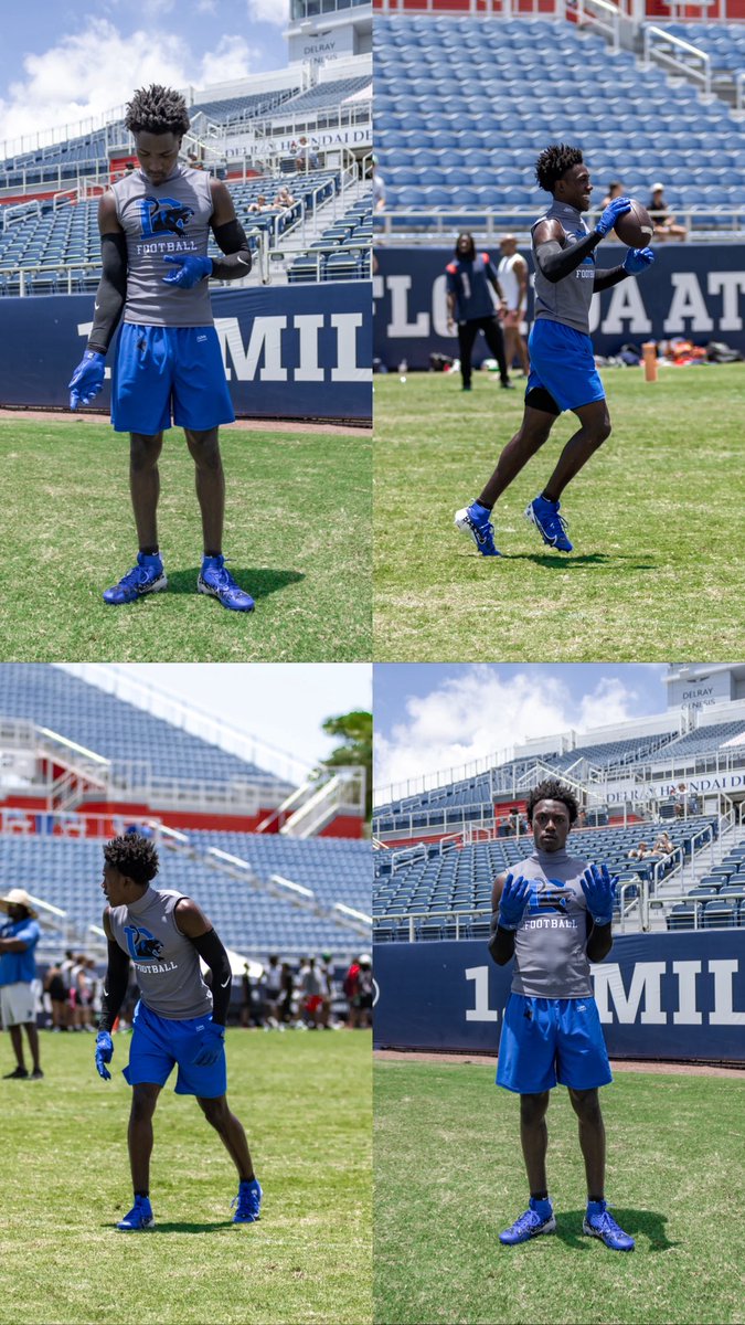 speedyyeraa's tweet photo. Great experience at FAU 7v7 tournament (6/18) @FAU_Recruiting @CoachSantana_ @ZKittley @TaylorBrownFAU @Dillard_DHS @247Sports @Rivals https://t.co/wWodVjiN1C