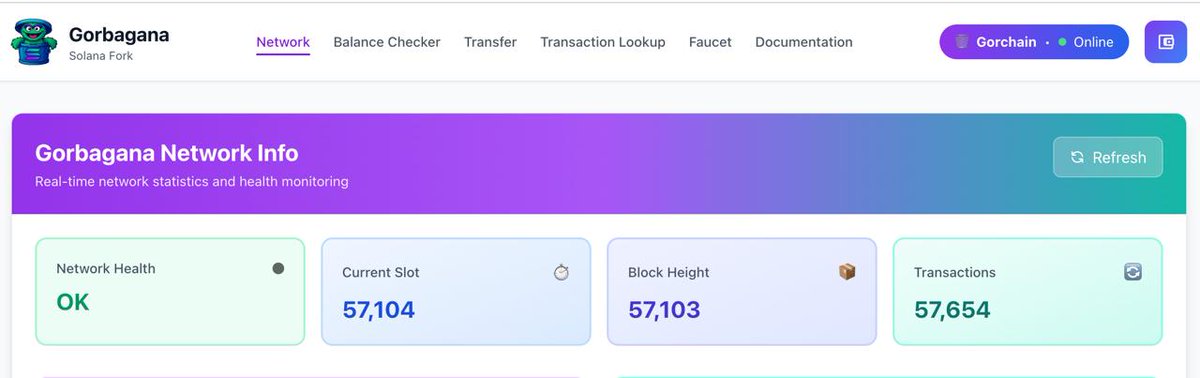 Gorbagana_chain's tweet image. We just completed 500 transactions on the testnet

Every block has a validation transaction, which reduces the total number transactions to 
Number of Transactions - Block Height= 500 total number of transactions

Thank you guys for trying it out
