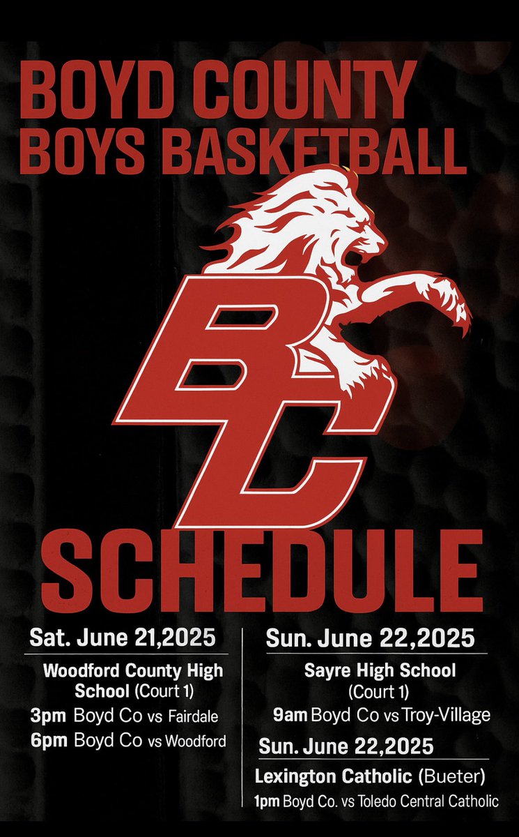 Gunnar Woods (@gunnar_woods) on Twitter photo College Coaches,
Come check out our team at the KABC Live Event this weekend in Lexington, Ky
<a href="/boydbasketball/">Boyd Basketball</a> <a href="/JSpur2026/">Jacob Spurlock</a> <a href="/MalachiPayne15/">Malachi Payne</a> <a href="/ERardon2026/">Ethan Rardon</a> College Coaches,
Come check out our team at the KABC Live Event this weekend in Lexington, Ky
<a href="/boydbasketball/">Boyd Basketball</a> <a href="/JSpur2026/">Jacob Spurlock</a> <a href="/MalachiPayne15/">Malachi Payne</a> <a href="/ERardon2026/">Ethan Rardon</a>