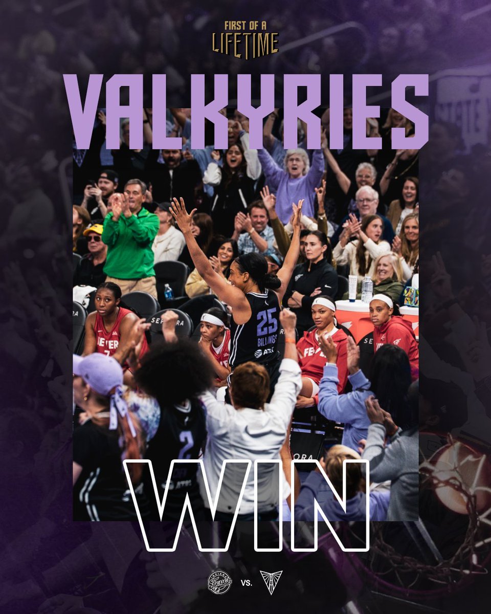 Golden State Valkyries (@valkyries) on Twitter photo THAT'S HOW YOU DEFEND HOME COURT
SAY IT WITH US, VALKS WIN ✨🪽⚔️ THAT'S HOW YOU DEFEND HOME COURT
SAY IT WITH US, VALKS WIN ✨🪽⚔️
