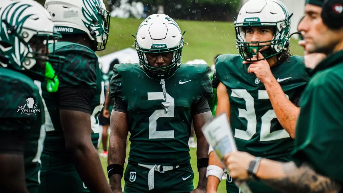 Blessed to receive an offer from Thomas University!!! Go Night Hawks💚🖤