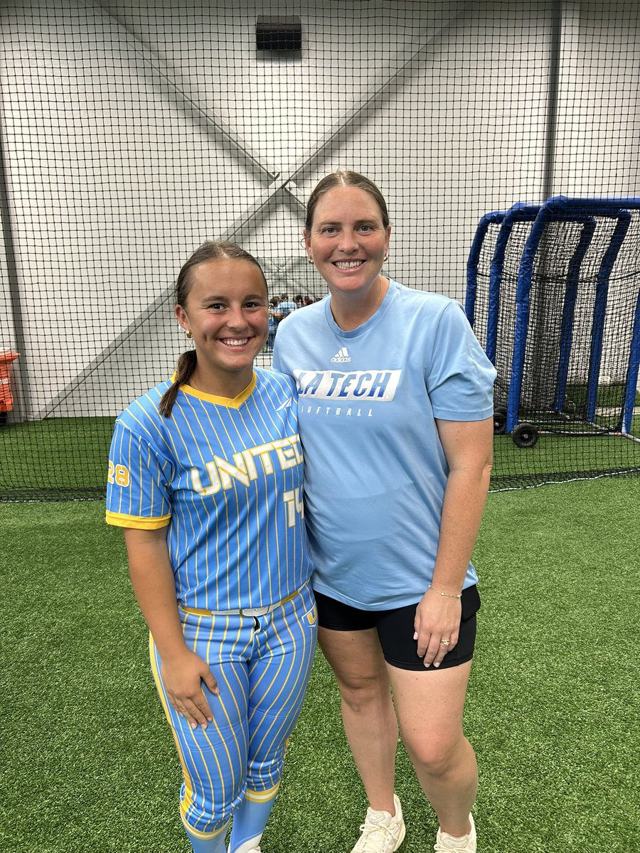 Camille deGravelle (@cdegravelle2028) on Twitter photo Had such a great time at the <a href="/LATechSB/">LA Tech Softball</a> camp! Thank you to the coaching staff for helping me improve my skills!
<a href="/LATechSB_Cohen/">Chelsea Cohen</a> <a href="/TKrobetzky/">Tyler Krobetzky</a> <a href="/la_techSBCoachT/">Taylor Josh</a> <a href="/madiegreen27/">Mads β€οΈβπ₯</a> <a href="/MandiBaldufnsr/">Mandi Balduf</a> <a href="/unitedschneb16u/">United Fastpitch 16U Albert/Schnebelen</a> <a href="/UNITED_18U/">UNITED FASTPITCH</a> Had such a great time at the <a href="/LATechSB/">LA Tech Softball</a> camp! Thank you to the coaching staff for helping me improve my skills!
<a href="/LATechSB_Cohen/">Chelsea Cohen</a> <a href="/TKrobetzky/">Tyler Krobetzky</a> <a href="/la_techSBCoachT/">Taylor Josh</a> <a href="/madiegreen27/">Mads β€οΈβπ₯</a> <a href="/MandiBaldufnsr/">Mandi Balduf</a> <a href="/unitedschneb16u/">United Fastpitch 16U Albert/Schnebelen</a> <a href="/UNITED_18U/">UNITED FASTPITCH</a>