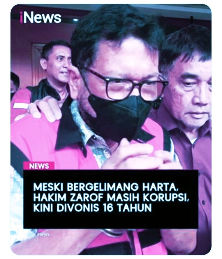 PERTIMBANGAN YG MULIA HAKIM:
1. Kooperatif
2. Berkelakuan baik
3. Sopan
4. Sudah tua
5. Religius
6. Punya masa depan cerah
7. Berbakti kepada orang tua
8. Punya tanggungan keluarga 
9. Dermawan
10. Suka menolong
11. Taat pajak
12. Rajin menabung
13. Tertib lalu lintas. 

#Ngik