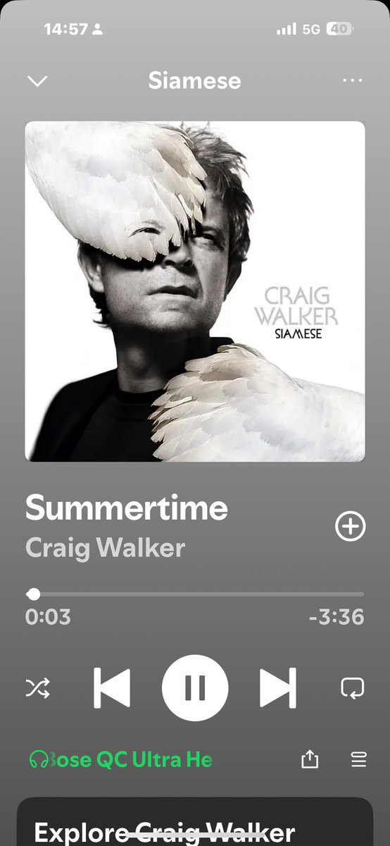#1Albumaday
#allthewaythrough
<a href="/craigwalkeroff/">Craig Walker (Official)</a> 
#Siamese
#day169 10/10