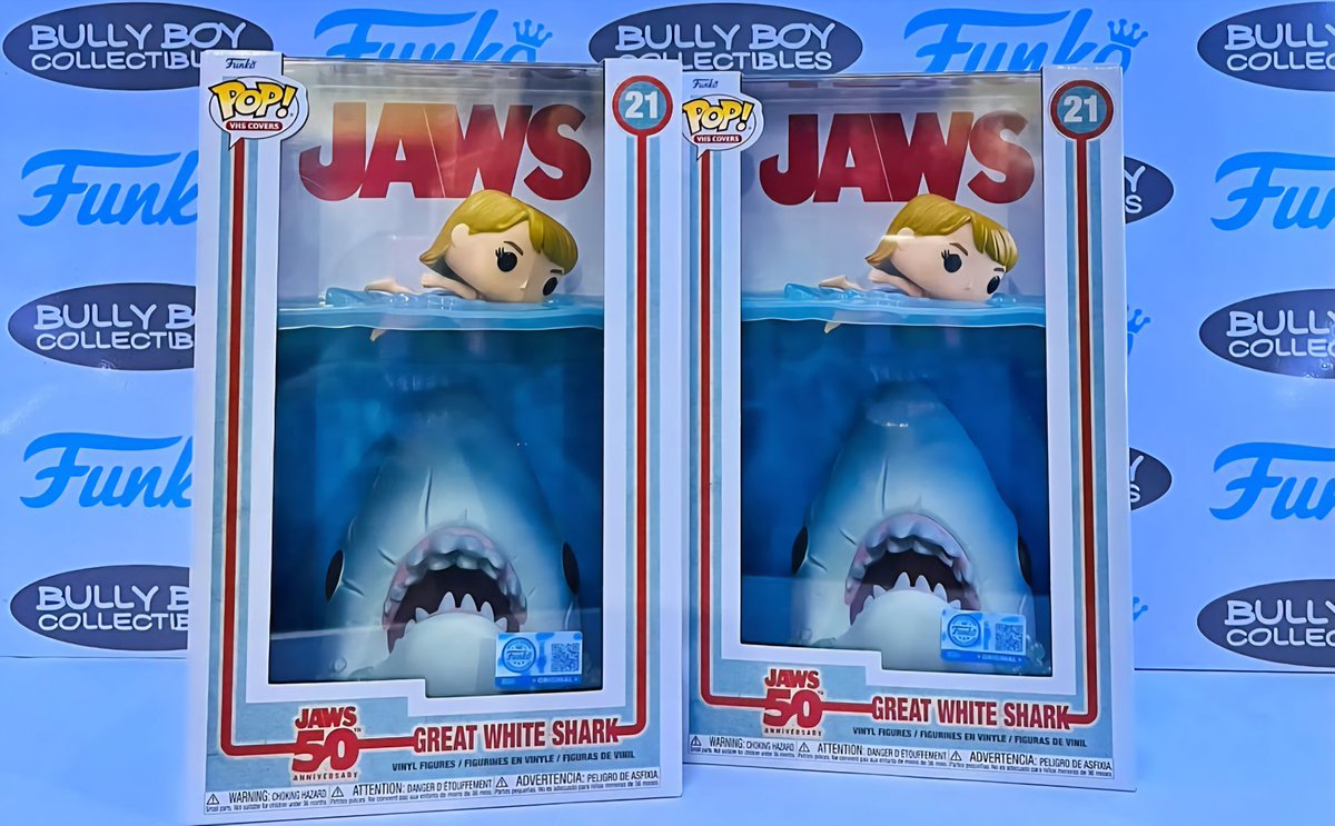 Funko POP! VHS Covers JAWS 「ジョーズ」 50周年記念 Pop! VHS Cover Great White Shark